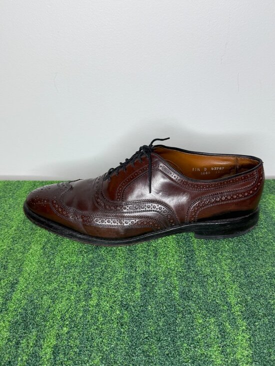 Allen Edmonds Cambridge Cordovan 8685 Wingtip Dress Shoes Burgundy Mens 11.5 D main image 12